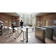 304 Stainless Steel Access Control System Pedestrian Powder Coated Tripod Turnstile Gate